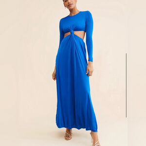 FARM Rio Knotted Cut Out Maxi Dress
